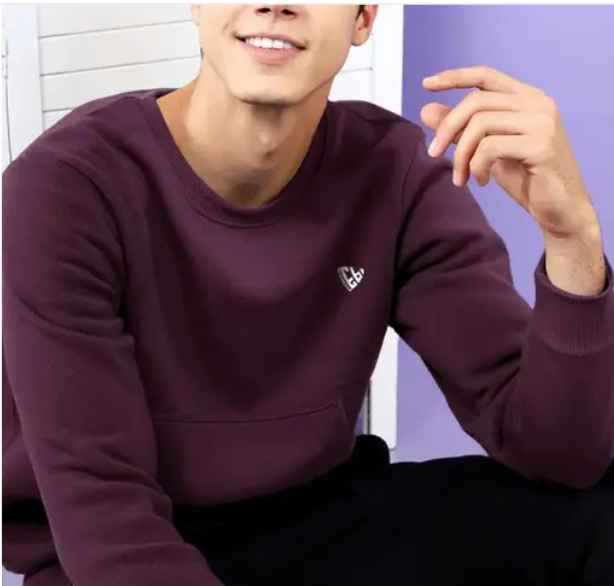 Eyebogler Men Full Sleeve Solid Sweatshirts