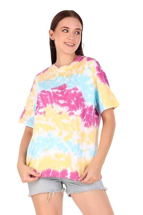 Women Oversized T-Shirts, Drop Shoulder Loose Fit Tops