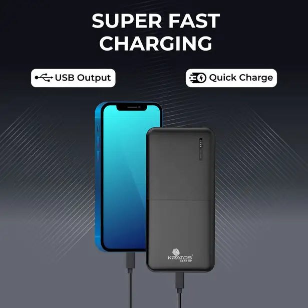 Kratos 10000 mAh 12 W Compact Pocket Size Power Bank