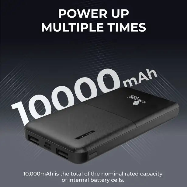 Kratos 10000 mAh 12 W Compact Pocket Size Power Bank
