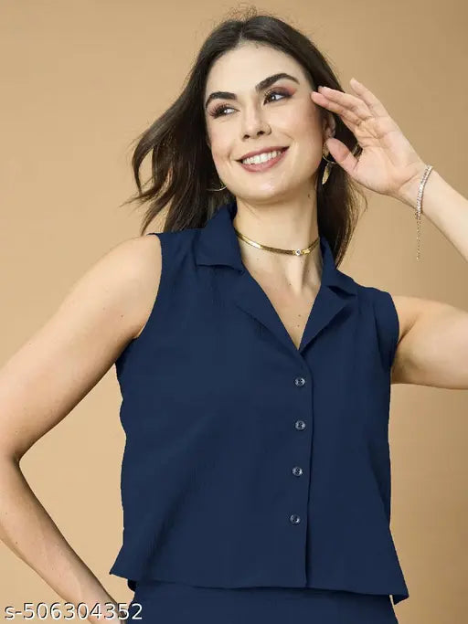 Women&#39;s Solid Co-ord Set
