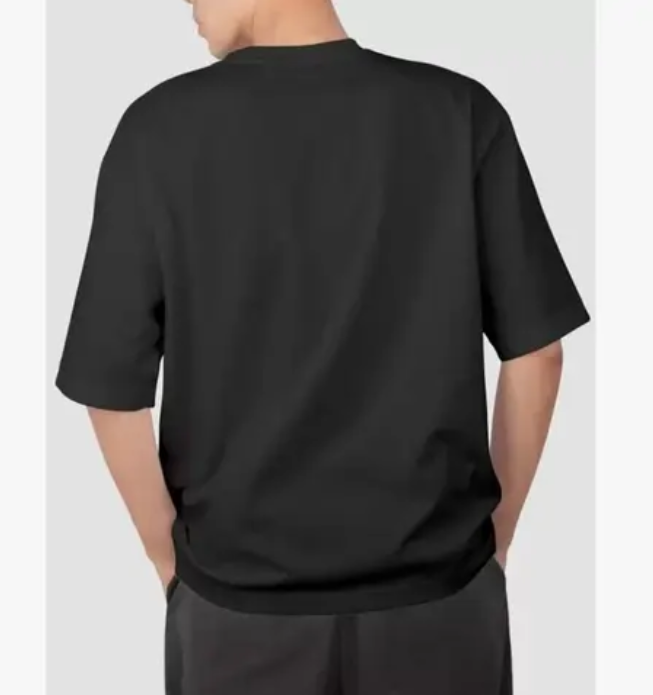 Black Oversized T-Shirt for Men – Rick and Morty Sleek and Stylish Tshirt - Image 2