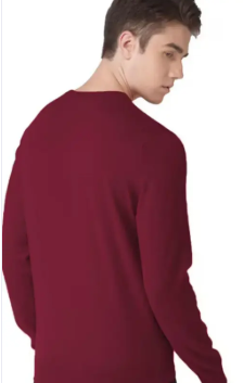 Trending Brownish-red Sweatshirt For Men - Image 3