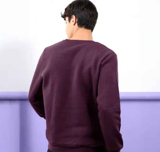Eyebogler Men Full Sleeve Solid Sweatshirts
