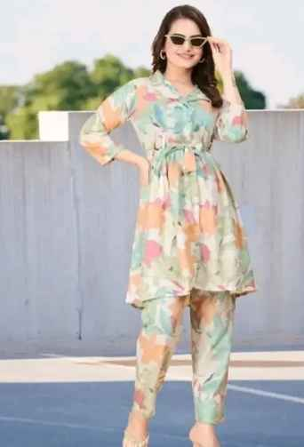 JP FASHION Tunic Pant Co-ords Set