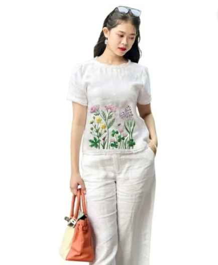 BLUEWEARS Top Palazzos Co-ords Set