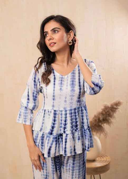 Women TIE-DYE CORDSET