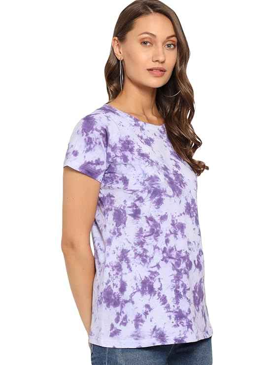 Women Regular Fit tie-die Co-ord Shirt