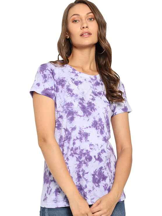 Women Regular Fit tie-die Co-ord Shirt