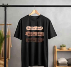 Women Oversized Dropshoulder Black Positive Graphic Printed T-shirt