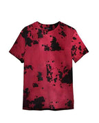 Cotton Blend Tie & Dye Round Neck Half Sleeve Regular Fit Printed T-Shirt for Women & Girls