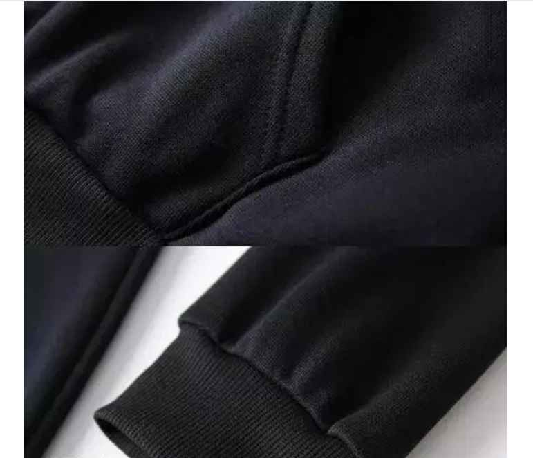 Oversized Back Printed Hooded Neck Anime Hoodies for Men | Black
