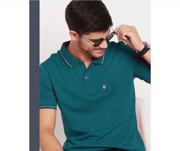UNIBERRY Men Half Sleeve Solid Polo T-Shirt