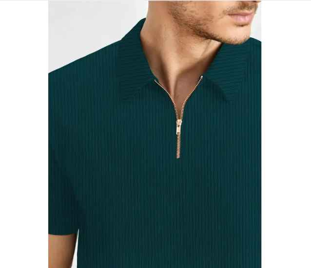PRUSHTI FASHION  KAJARU MEN SELF DESIGN POLO T SHIRT FOR MEN AND BOY