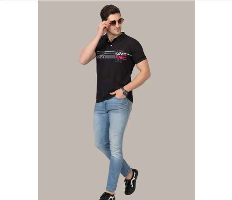 Zeffit Men Polo T Shirt | Printed T shirt For men |