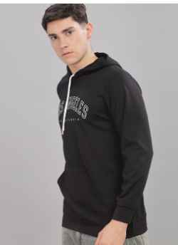 FABRIPPLE Men Printed Hooded Sweatshirt