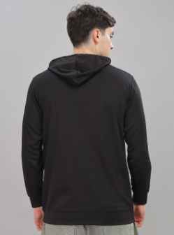 FABRIPPLE Men Printed Hooded Sweatshirt