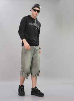 FABRIPPLE Men Printed Hooded Sweatshirt