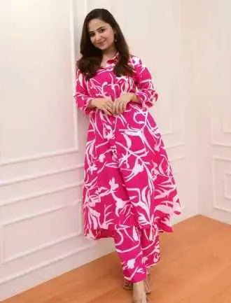 Pink floral Co-ord set