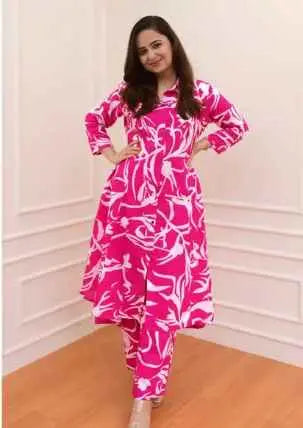 Pink floral Co-ord set