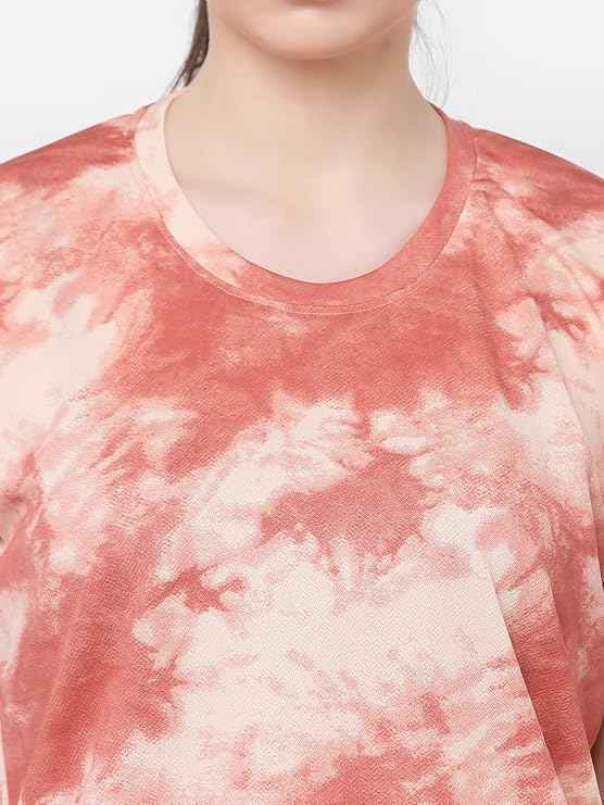 Regular Fit Printed Half Sleeves Round Neck Gym Sports T-Shirt