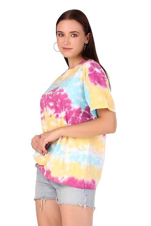 Women Oversized T-Shirts, Drop Shoulder Loose Fit Tops