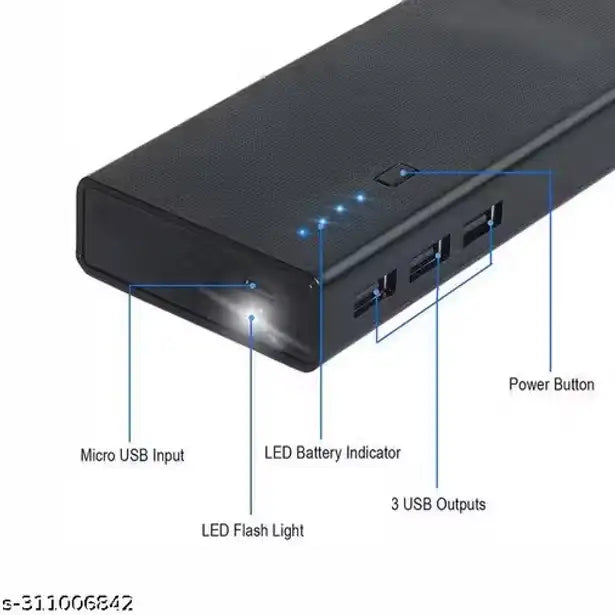 DG 26600 mAh Power Bank (18 W, Fast Charging) (Black, Lithium-ion)