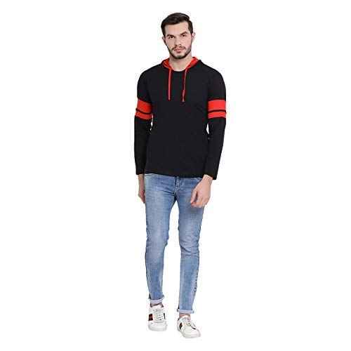 BZR-Regular Fit Black Men Fullsleeve Tshirts