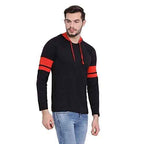 BZR-Regular Fit Black Men Fullsleeve Tshirts