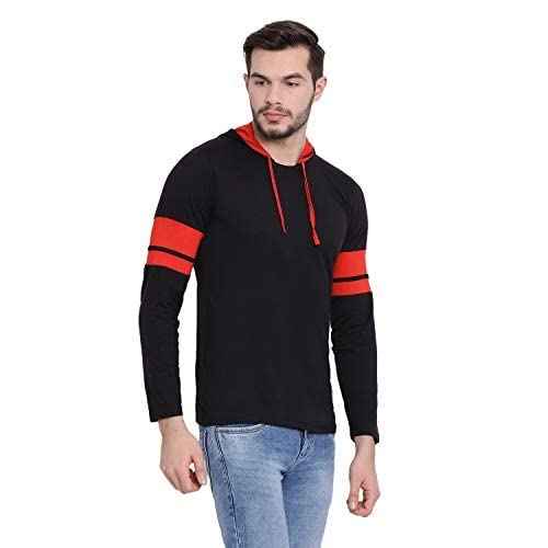 BZR-Regular Fit Black Men Fullsleeve Tshirts