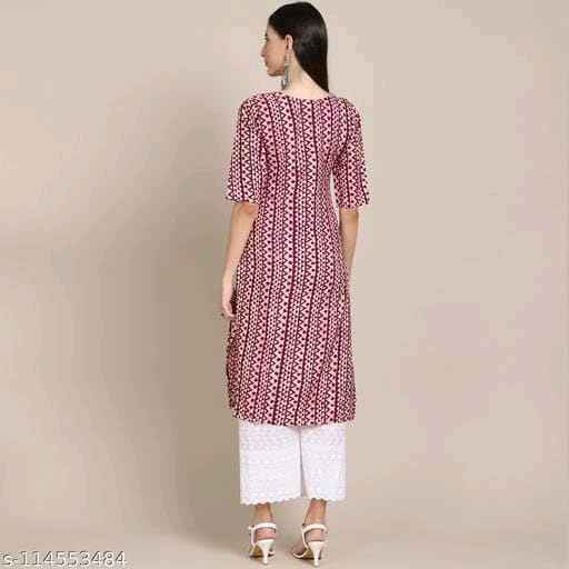 Women's Multiple Print Sleeveless Kurti