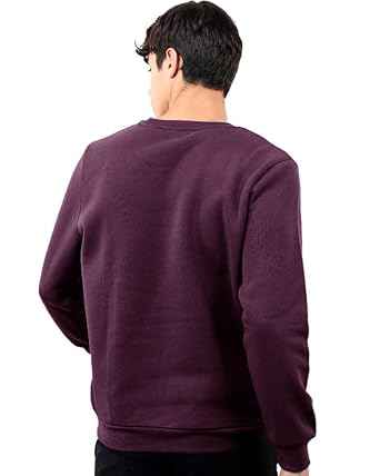 Noble Monk Men Fleece Crew Neck Sweatshirt