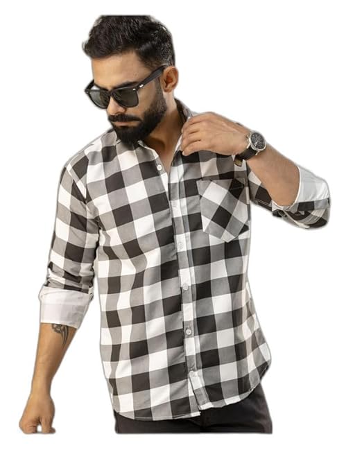 Men's Slim Fit Cotton Casual Shirt