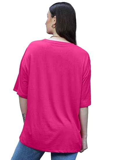Women Half Sleeve Oversized T-Shirt