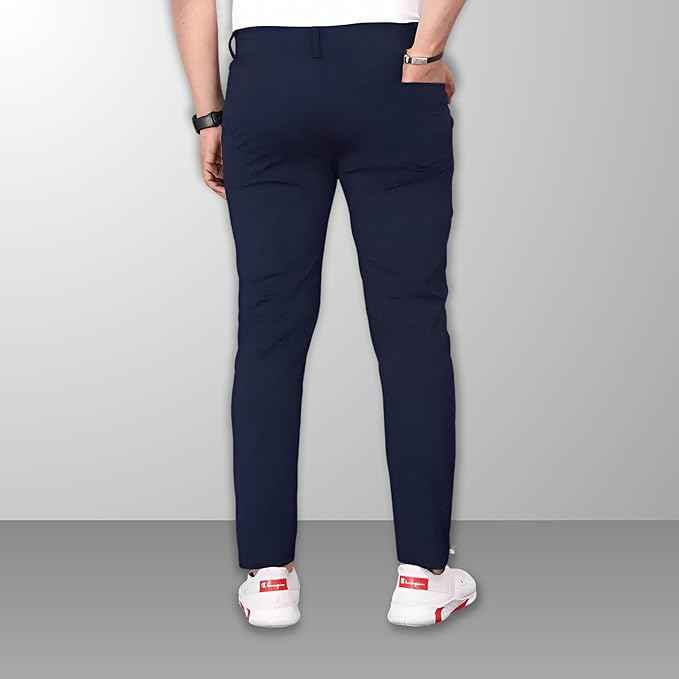 Men's Stylish Slim Fit Trousers for Office and Casual Wear