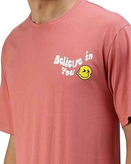 Oversize Loose Baggy Fit Drop Shoulder Stylish Half Sleeve T-Shirt for Men