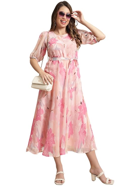 Tee Projekt Women's Georgette Maxi Dress