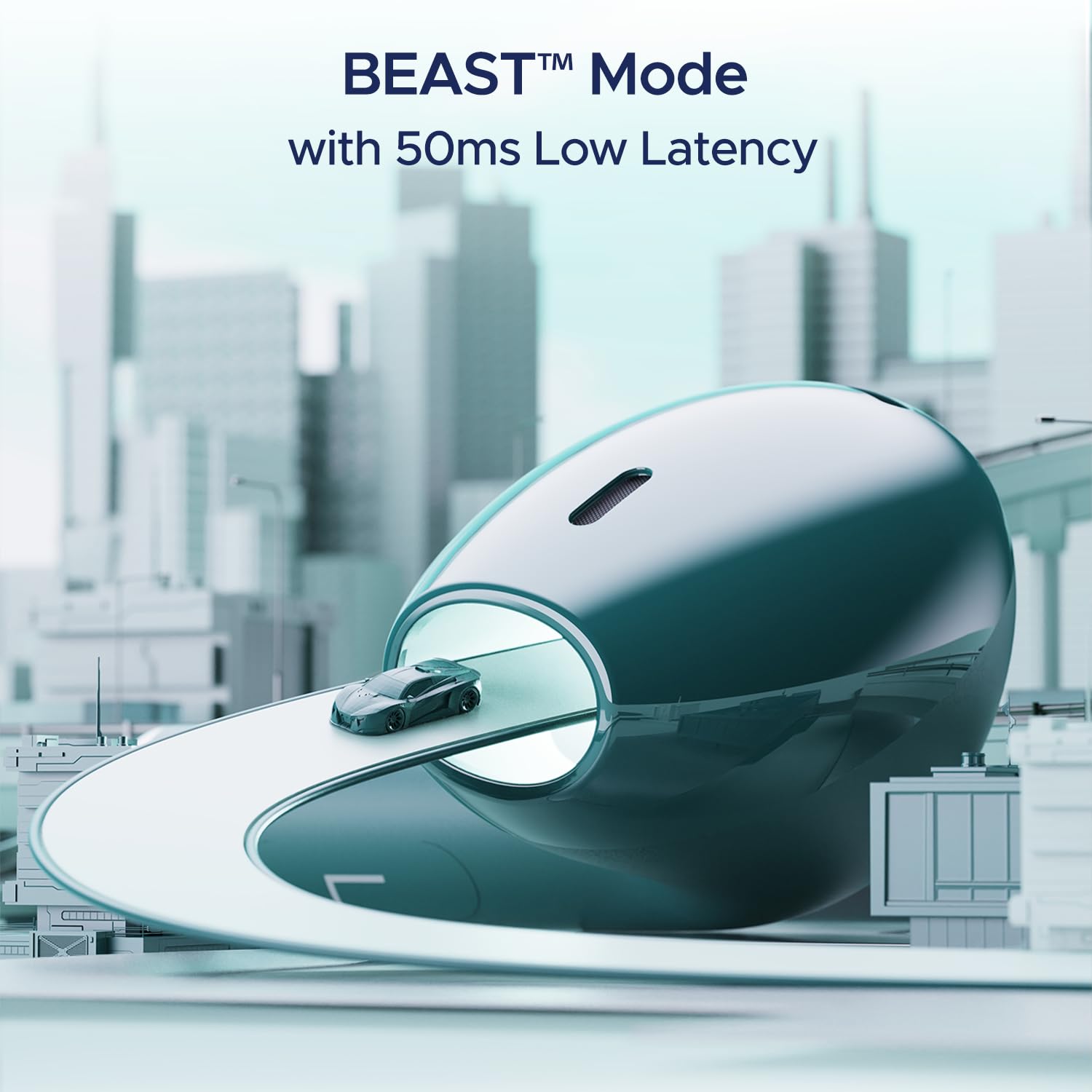 boAt Airdopes Joy, 35Hrs Battery, Fast Charge, IWP Tech, Low Latency, 2Mic ENx, Type-C Port, v5.3 Bluetooth Earbuds