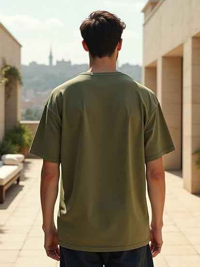 Men's Cotton Oversized Fit T-Shirt