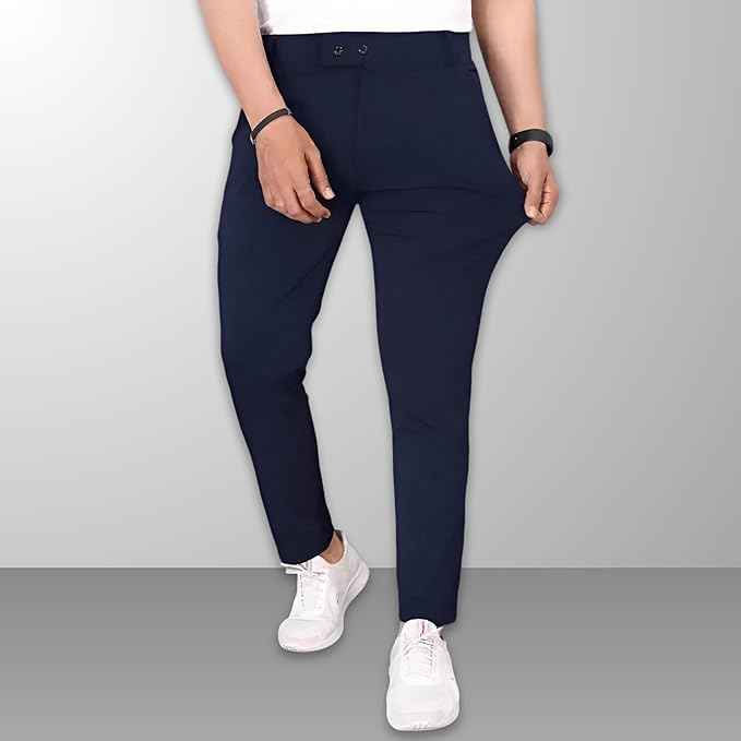 Men's Stylish Slim Fit Trousers for Office and Casual Wear