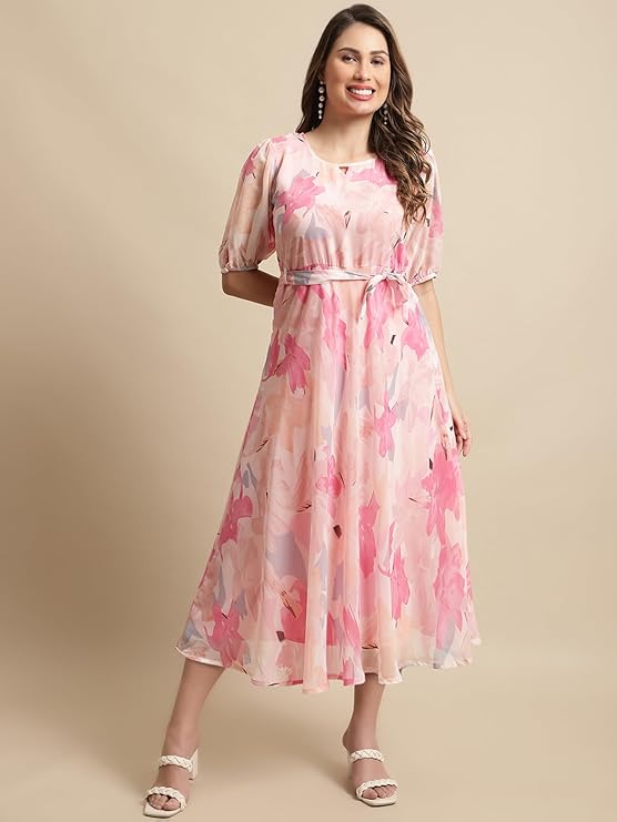 Tee Projekt Women's Georgette Maxi Dress