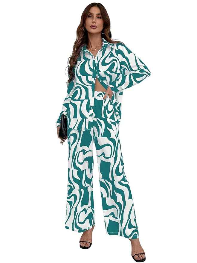 Leriya Fashion Ethnic Co Ord Set || Frenchy Striped & Geo Print Co-Ord Set for Women