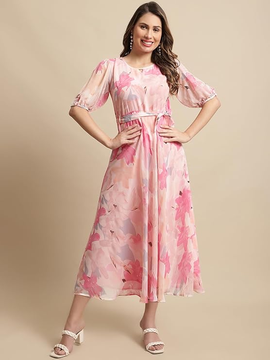 Tee Projekt Women's Georgette Maxi Dress
