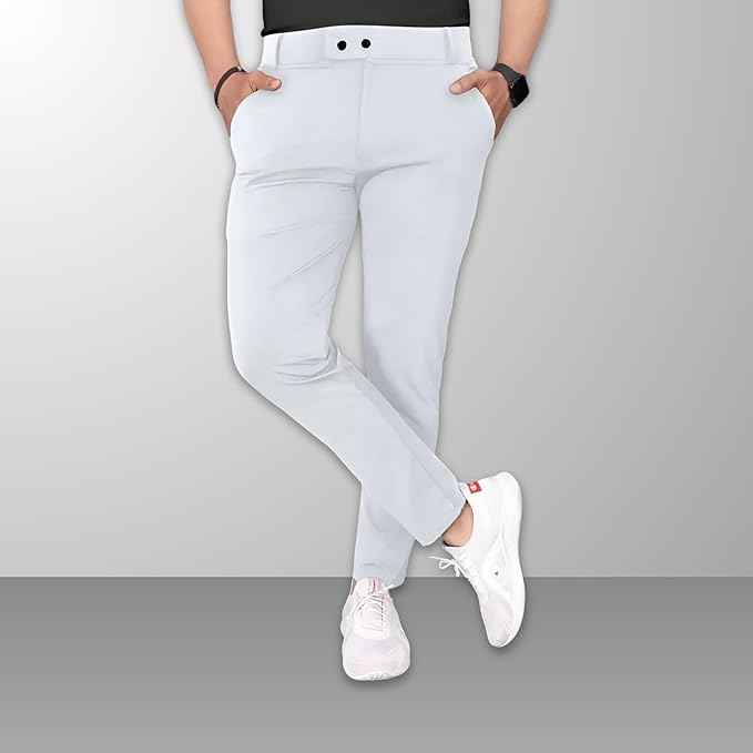 Men's Stylish Slim Fit Trousers for Office and Casual Wear