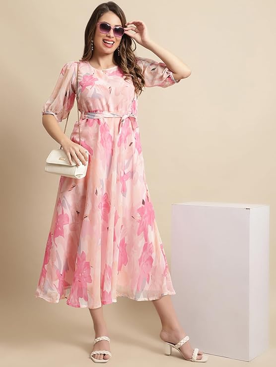 Tee Projekt Women's Georgette Maxi Dress