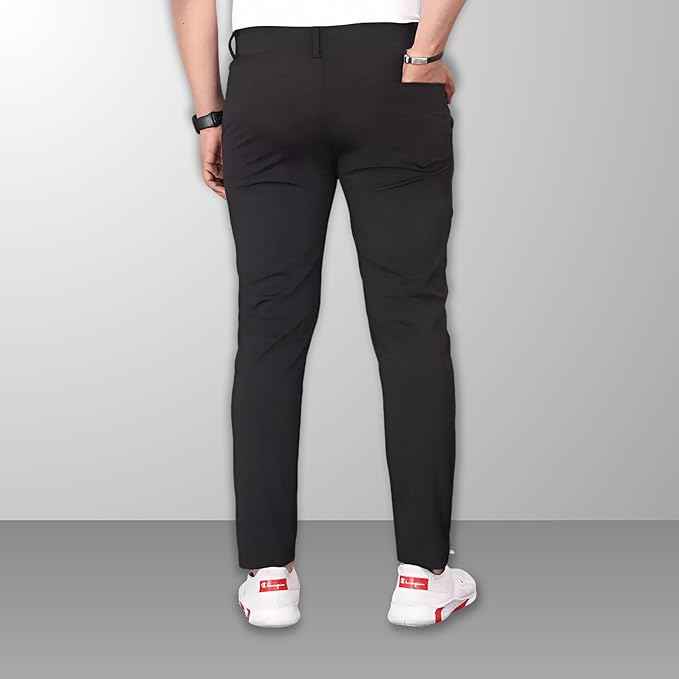 Men's Stylish Slim Fit Trousers for Office and Casual Wear
