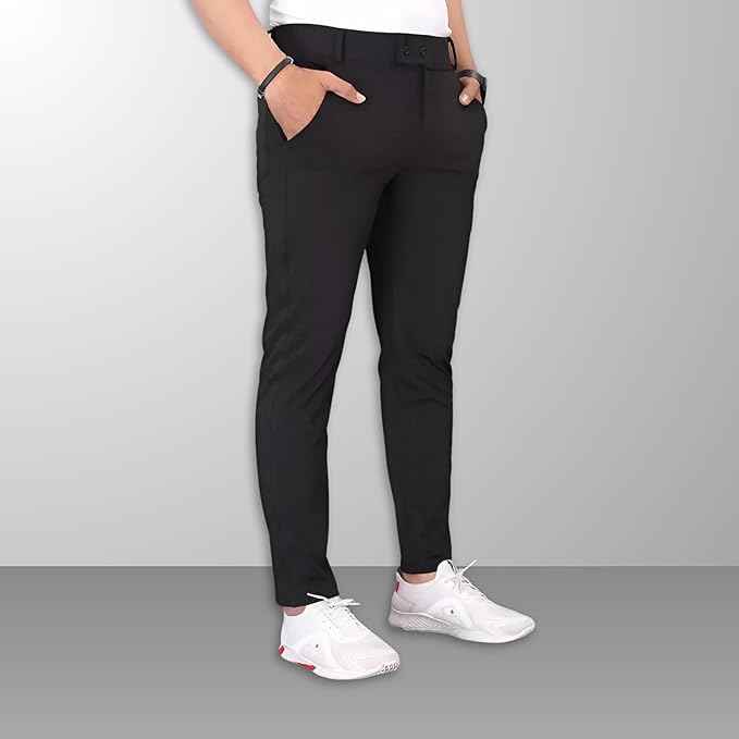 Men's Stylish Slim Fit Trousers for Office and Casual Wear