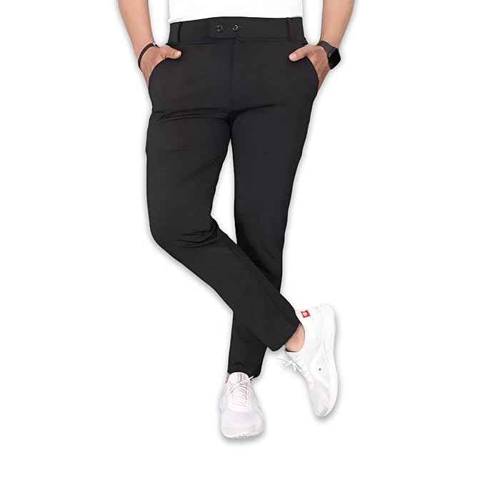 Men's Stylish Slim Fit Trousers for Office and Casual Wear