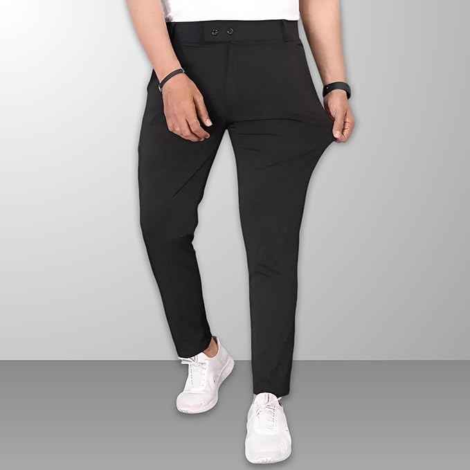 Men's Stylish Slim Fit Trousers for Office and Casual Wear