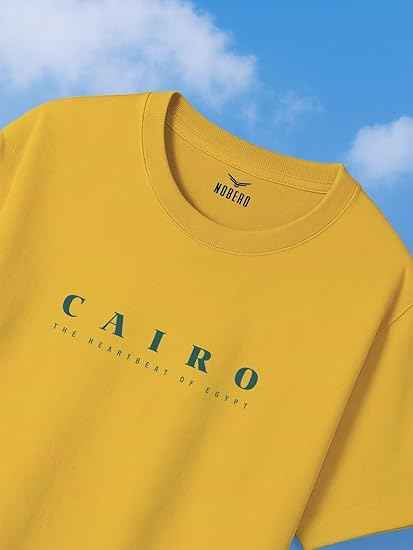 Men's Cotton Oversized Fit Graphic Print T-Shirt